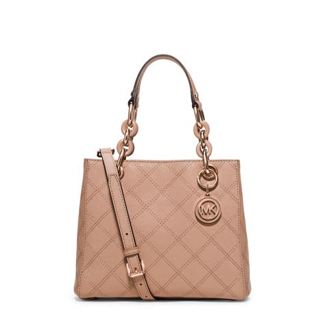 michael michael kors cynthia small leather satchel pink|MICHAEL Michael Kors Cynthia Small Satchel Bag, Pale Pink.